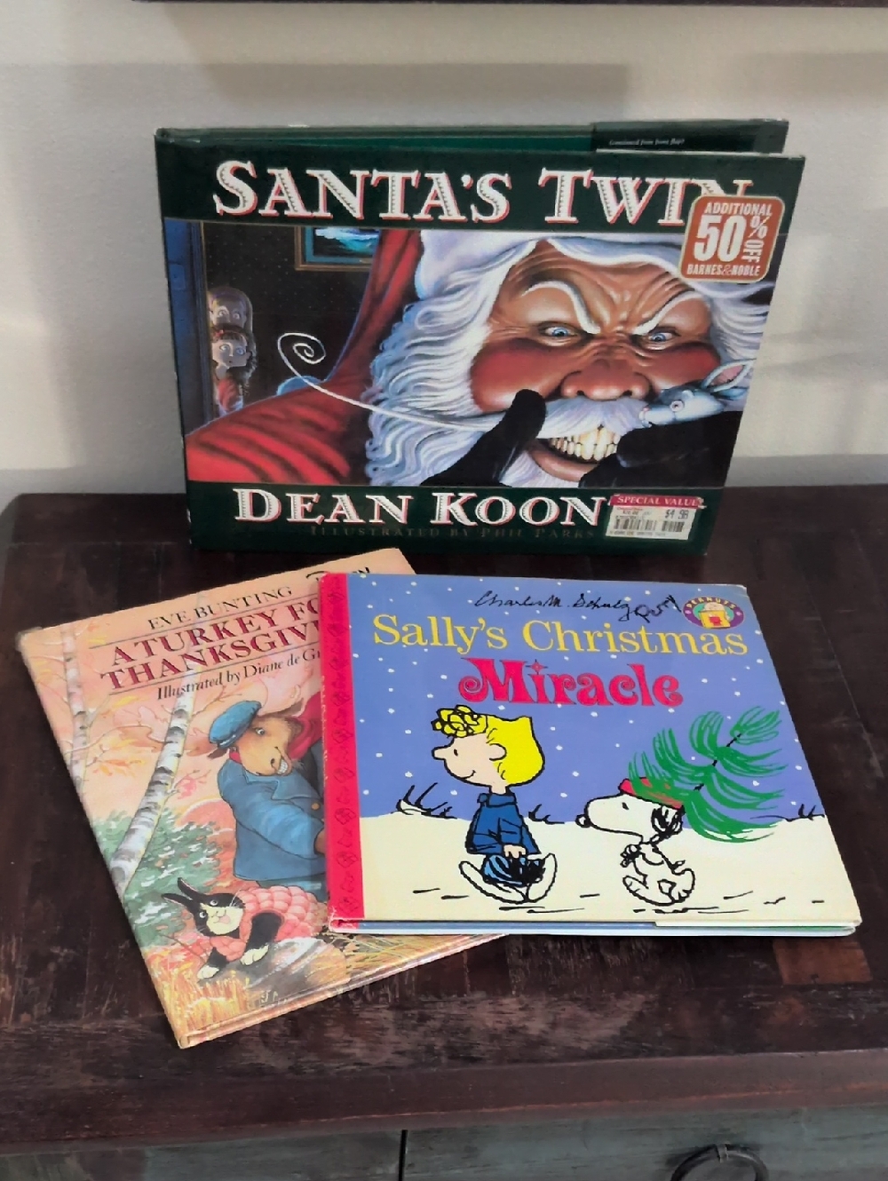 Vintage Children's Literature Lot of 3 Hardback Fiction Picture Books Holiday